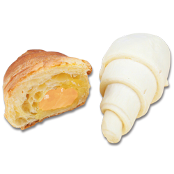 Croissant with vanilla filling